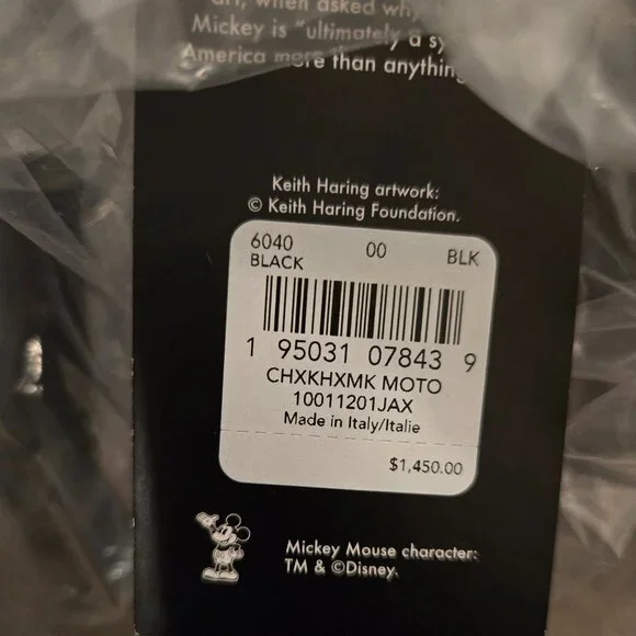 COACH® | Disney Mickey Mouse X Keith Haring Moto Jacket - Picture 5 of 5